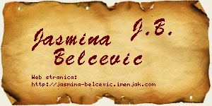 Jasmina Belčević vizit kartica